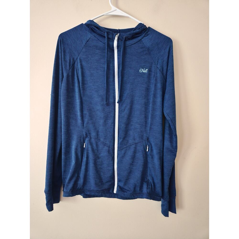 O'Neill Women's Long Sleeve Top Hoodie Blue UV 50+ Size Small